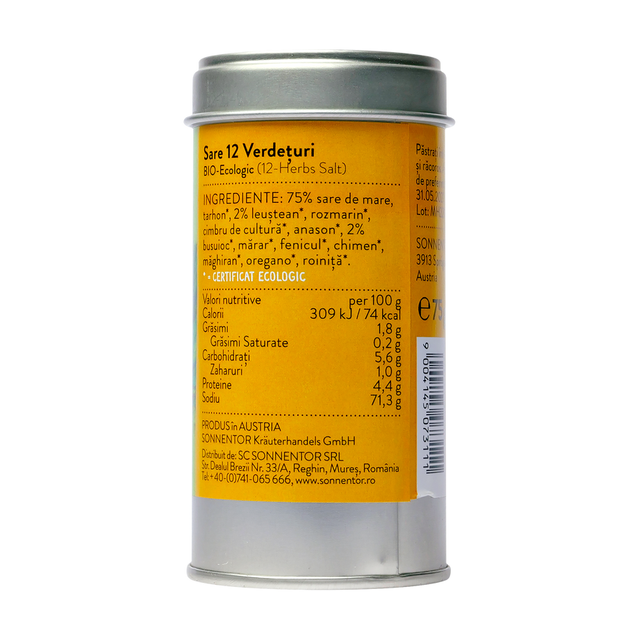 Solnita sare 12 verdeturi 75 g