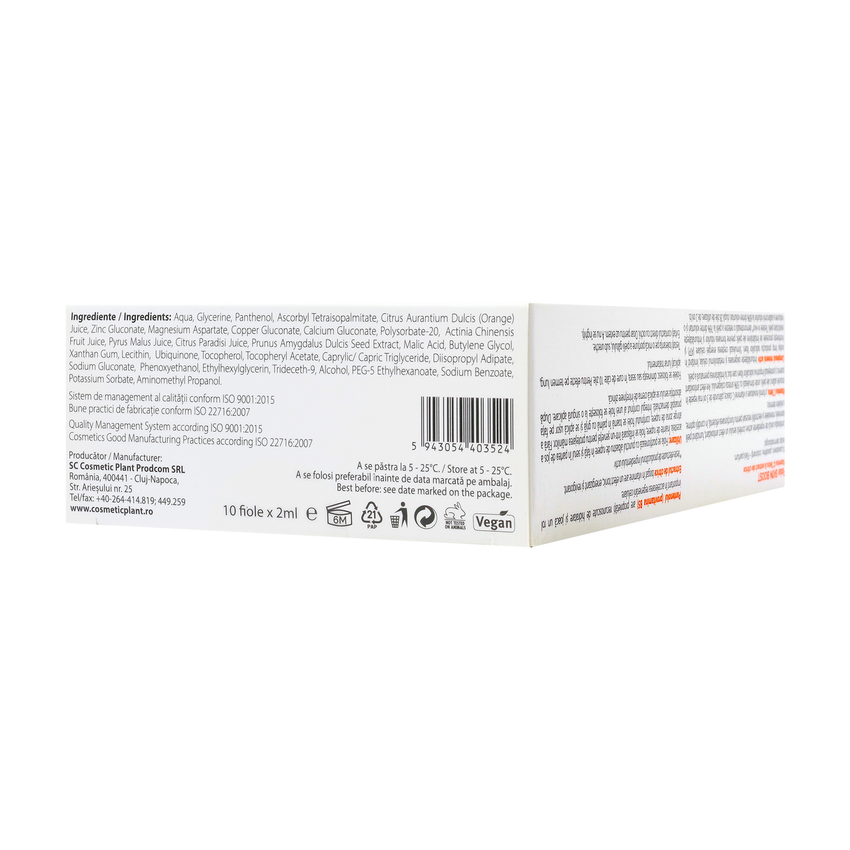Vitamina C plus Skin boost 10 fiole