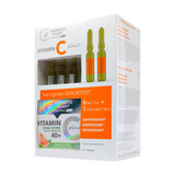 Set cadou vitamina C plus Skin boost 40+ 6fiole*2ml+1crema antirid 50 ml