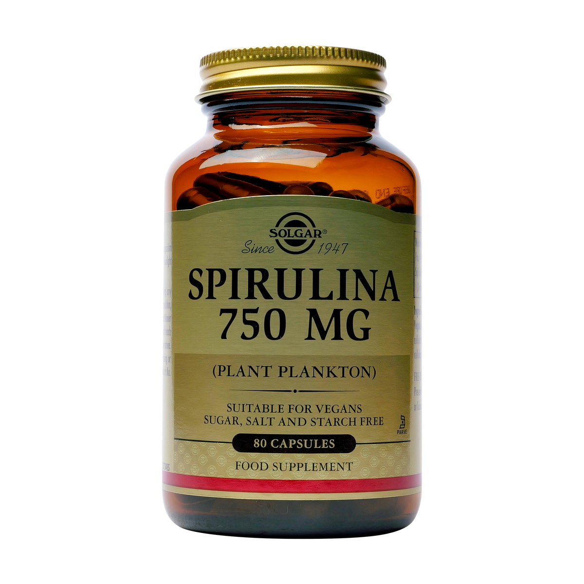 Spirulina 750 mg 80 comprimate