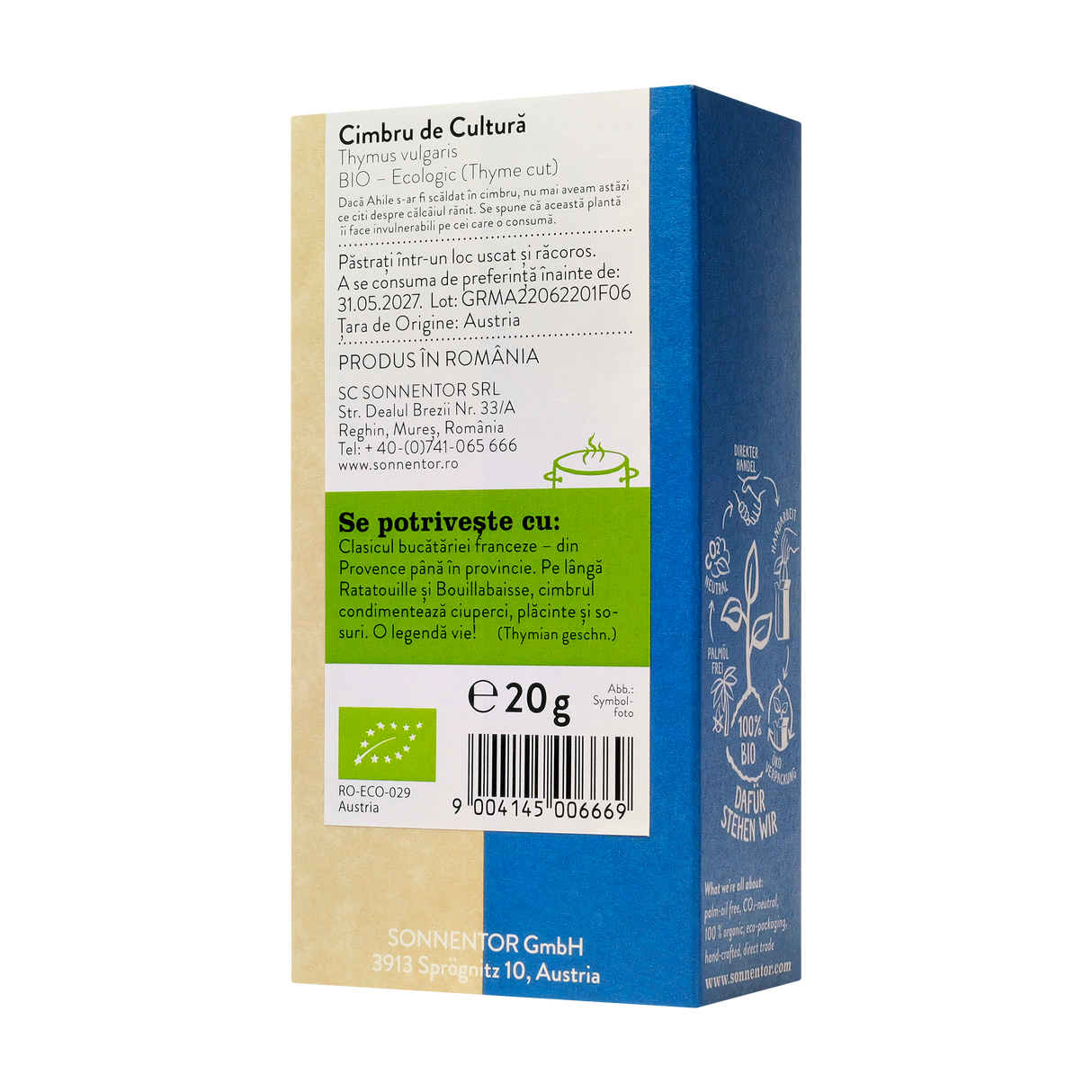 Cimbru de cultura 20 g