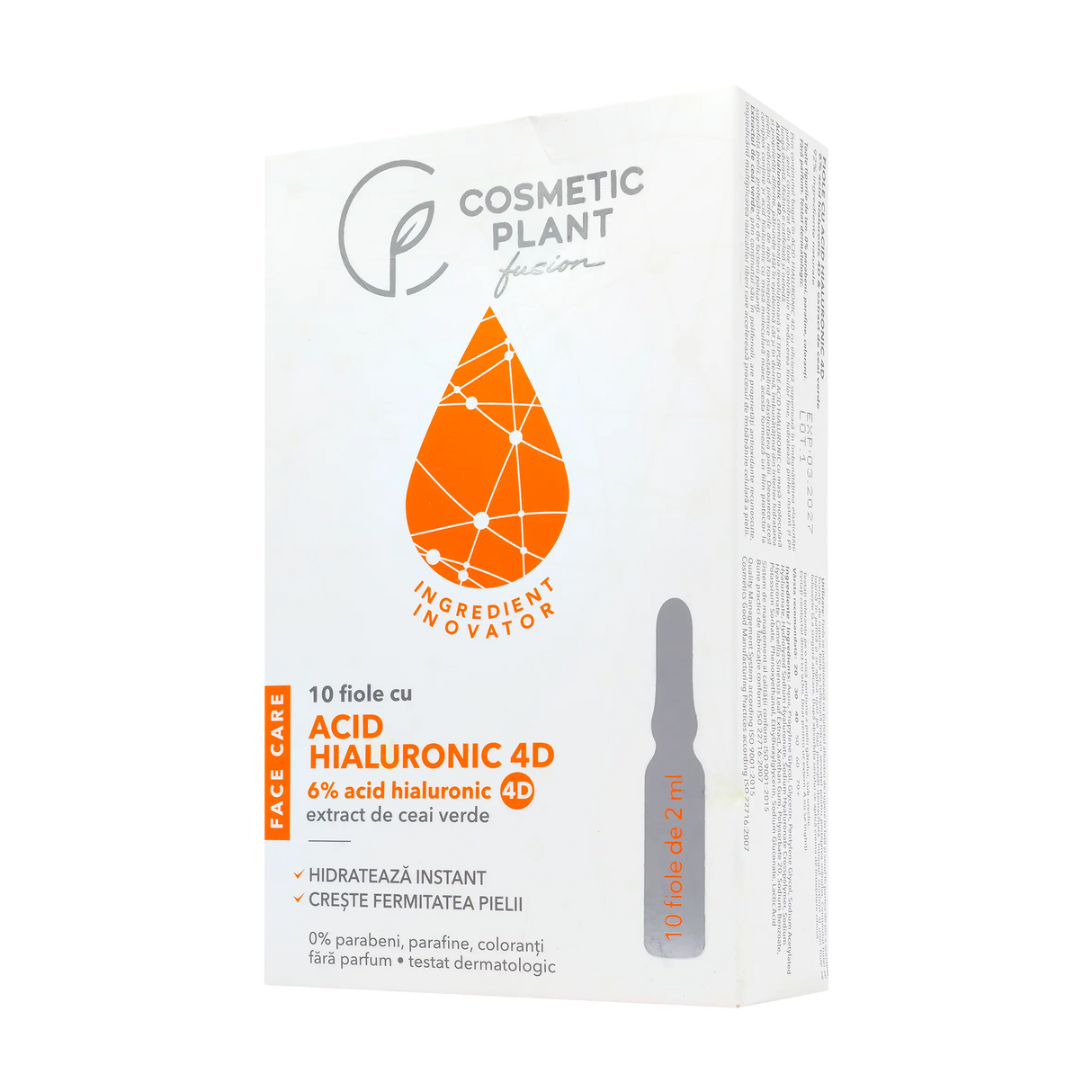 Fiole cu acid hialuronic 4D 10 buc*2 ml