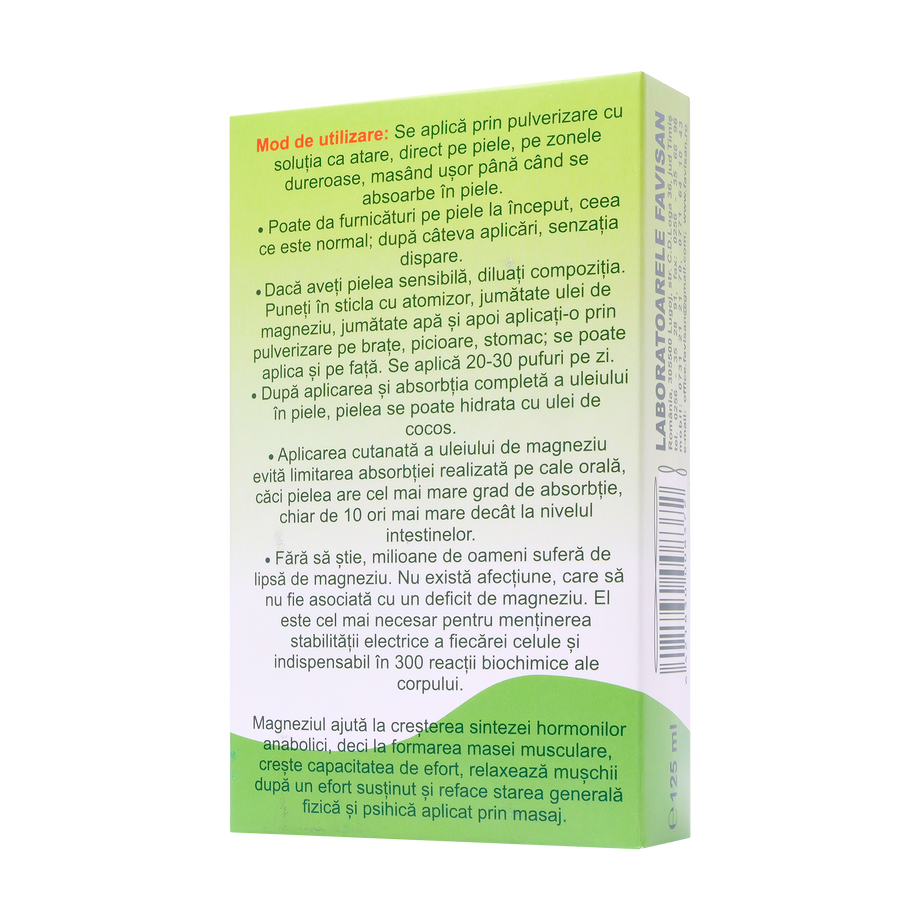 Ulei de Magneziu pentru masaj 125 ml