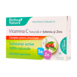 Vitamina C naturala, seleniu si zinc 30 comprimate