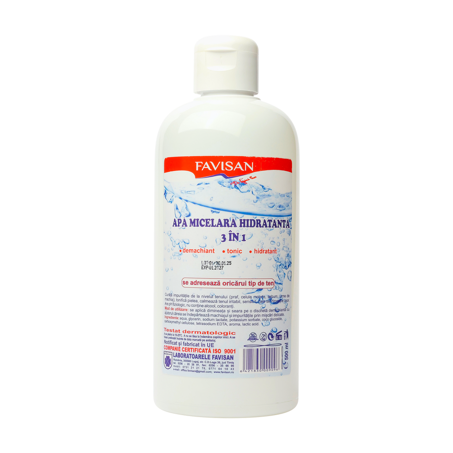 Apa micelara hidratanta 3 in 1 500 ml