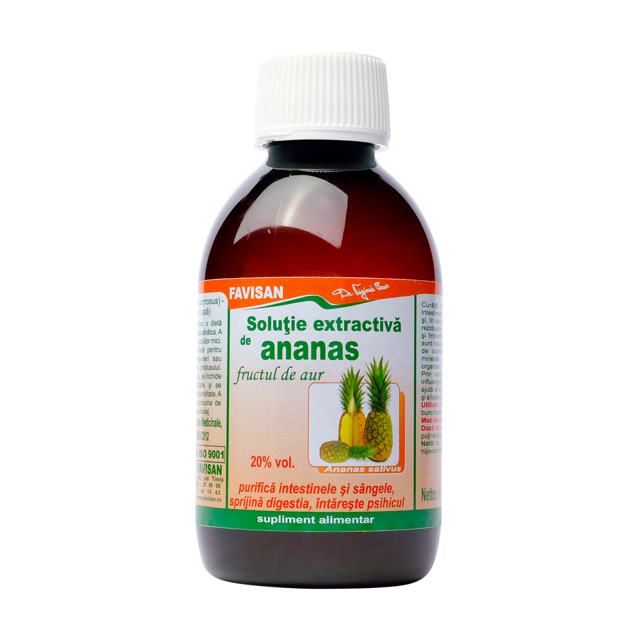 Solutie extractiva de ananas 200 ml