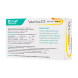 Vitamina D2 naturala 1000ui 30 capsule