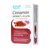 Cinnamon exract si crom si zinc 30 capsule
