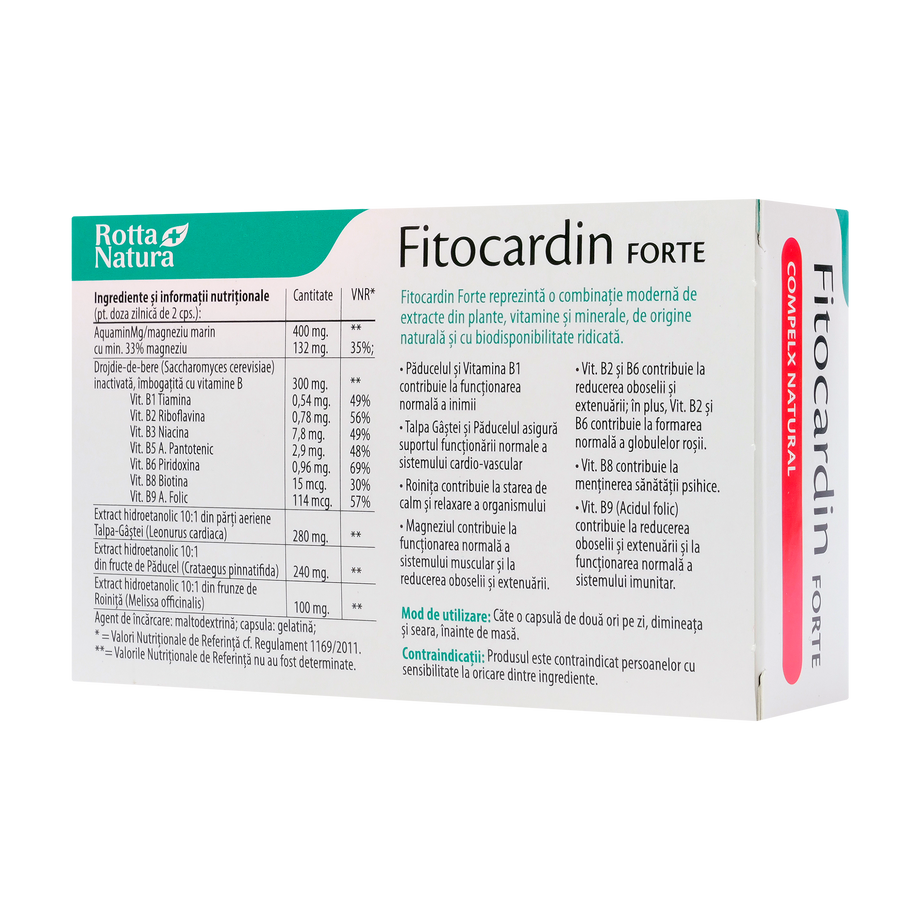 Fitocardin forte 30 capsule