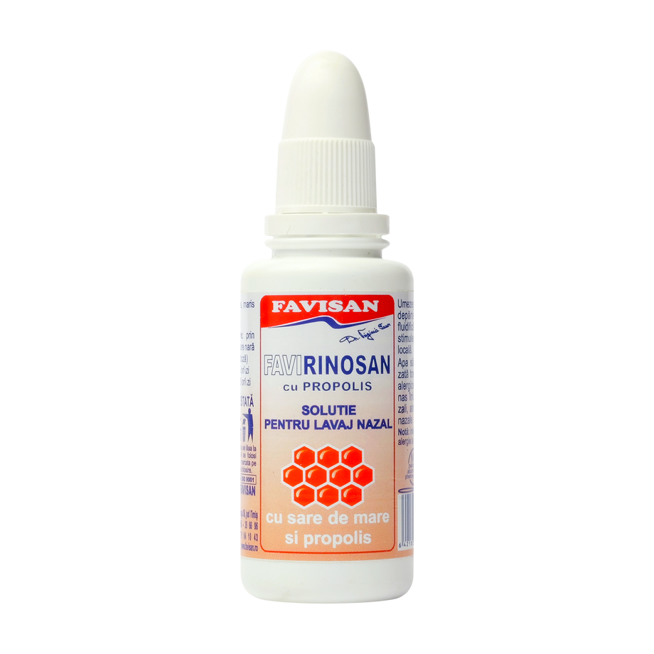Favirinosan cu propolis solutie lavaj nazal 30 ml
