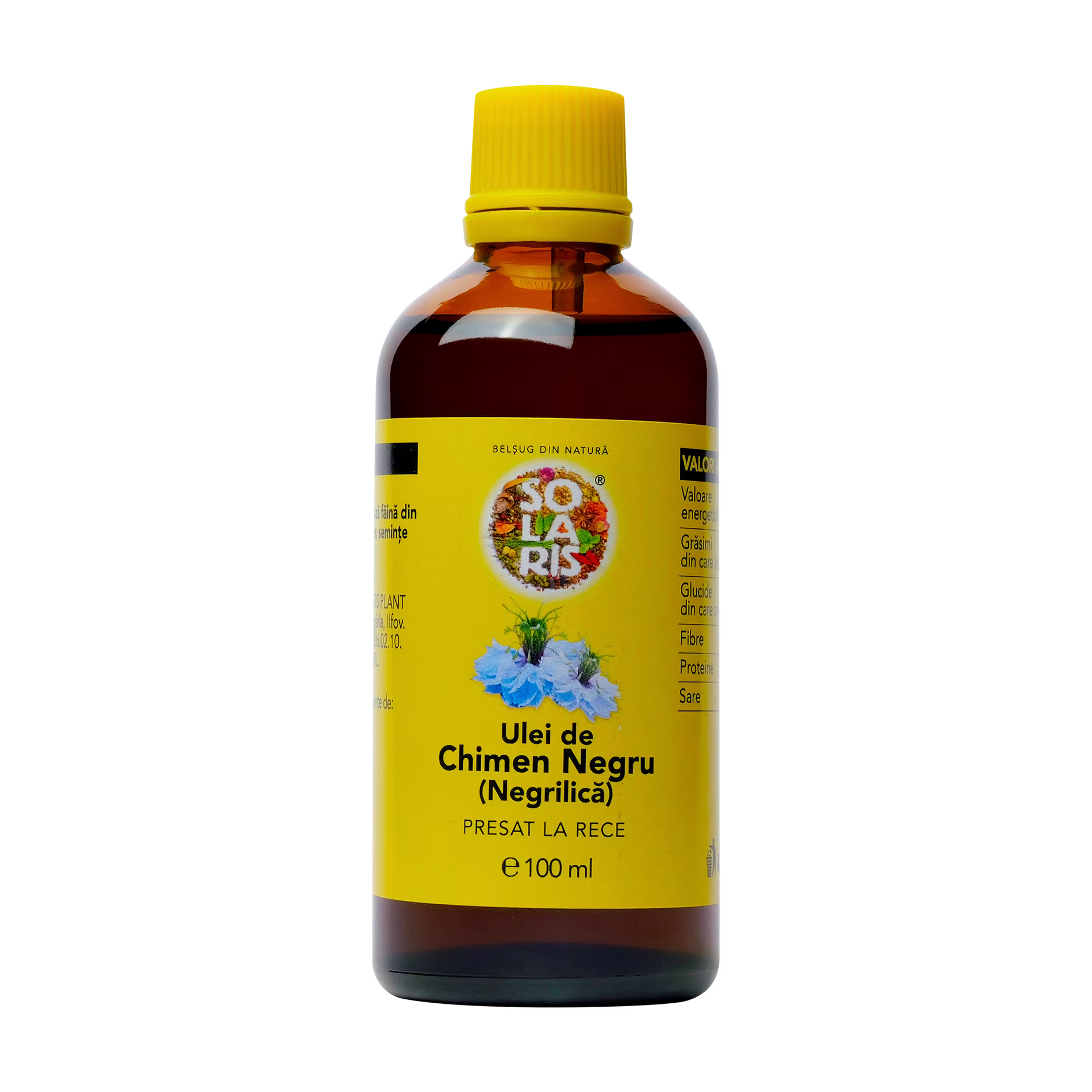 Ulei chimen negru Negrilica presat la rece 100 ml – Solaris