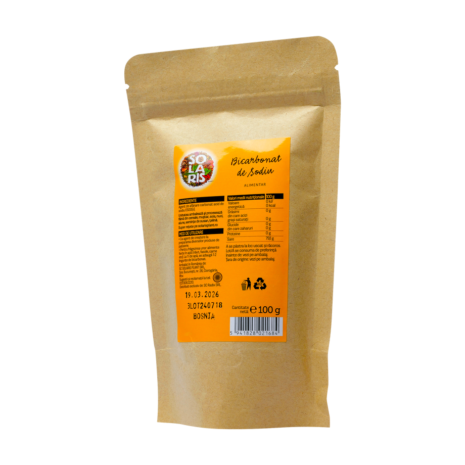 Bicarbonat de sodiu alimentar 100 g