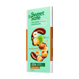 Ciocolata cu lapte cu alune de padure si cu indulcitor stevie 90 g