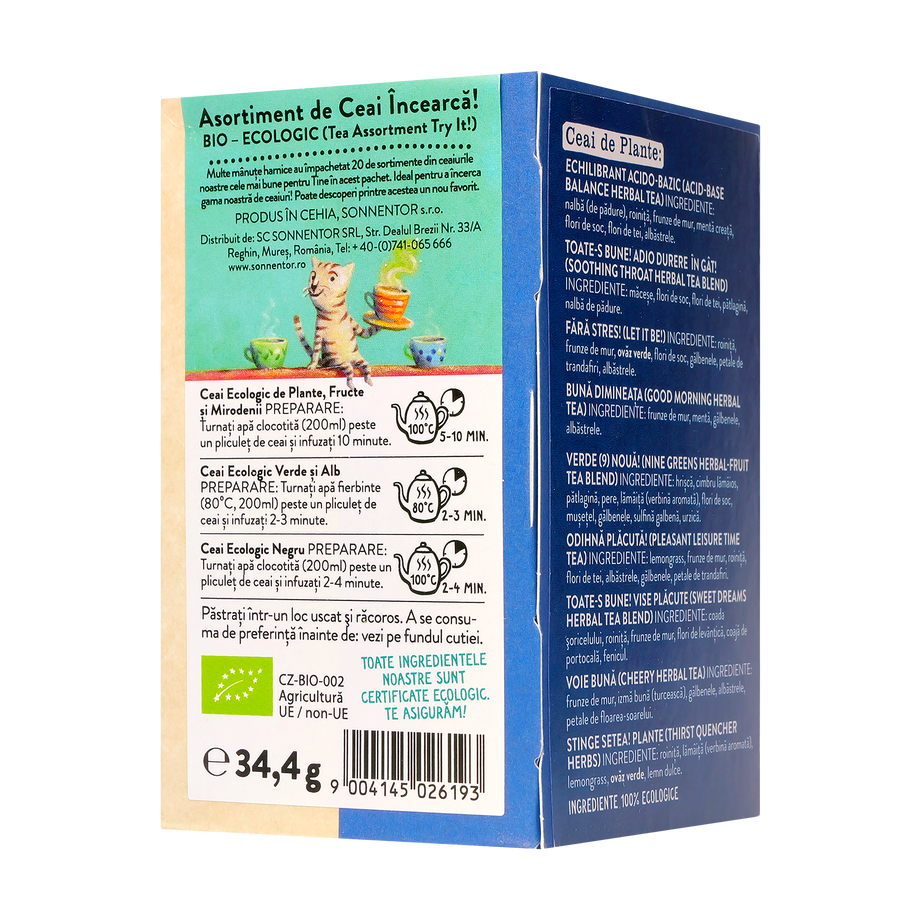 Ceai incearca! - asortiment 20 plicuri