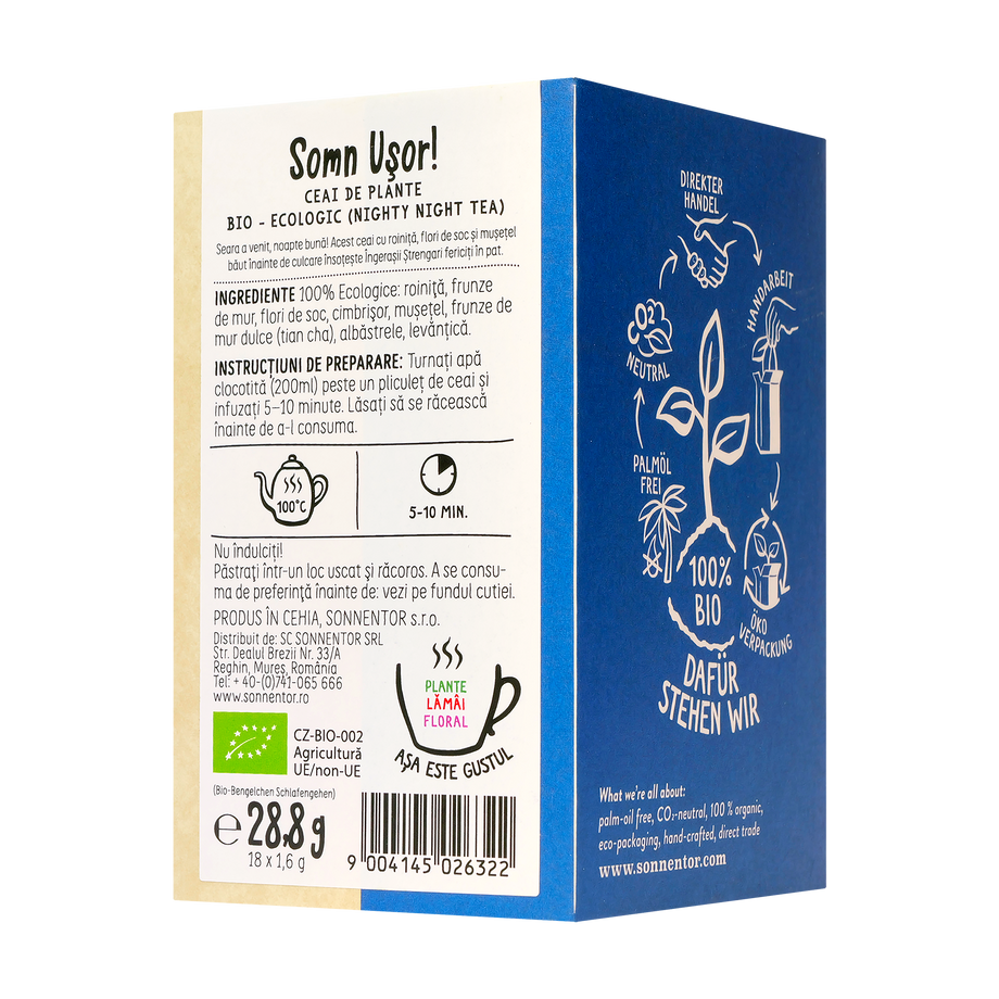 Ceai ing.somn usor! 18 plicuri