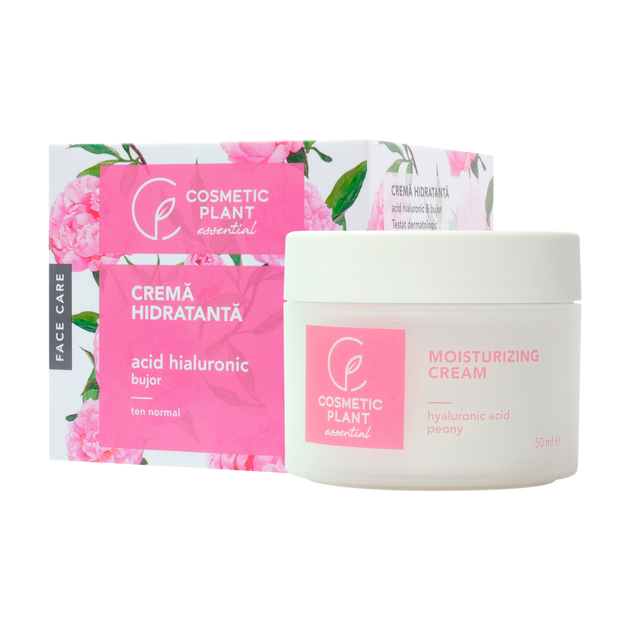 Crema hidratanta delicata cu acid hialuronic si bujor 50 ml