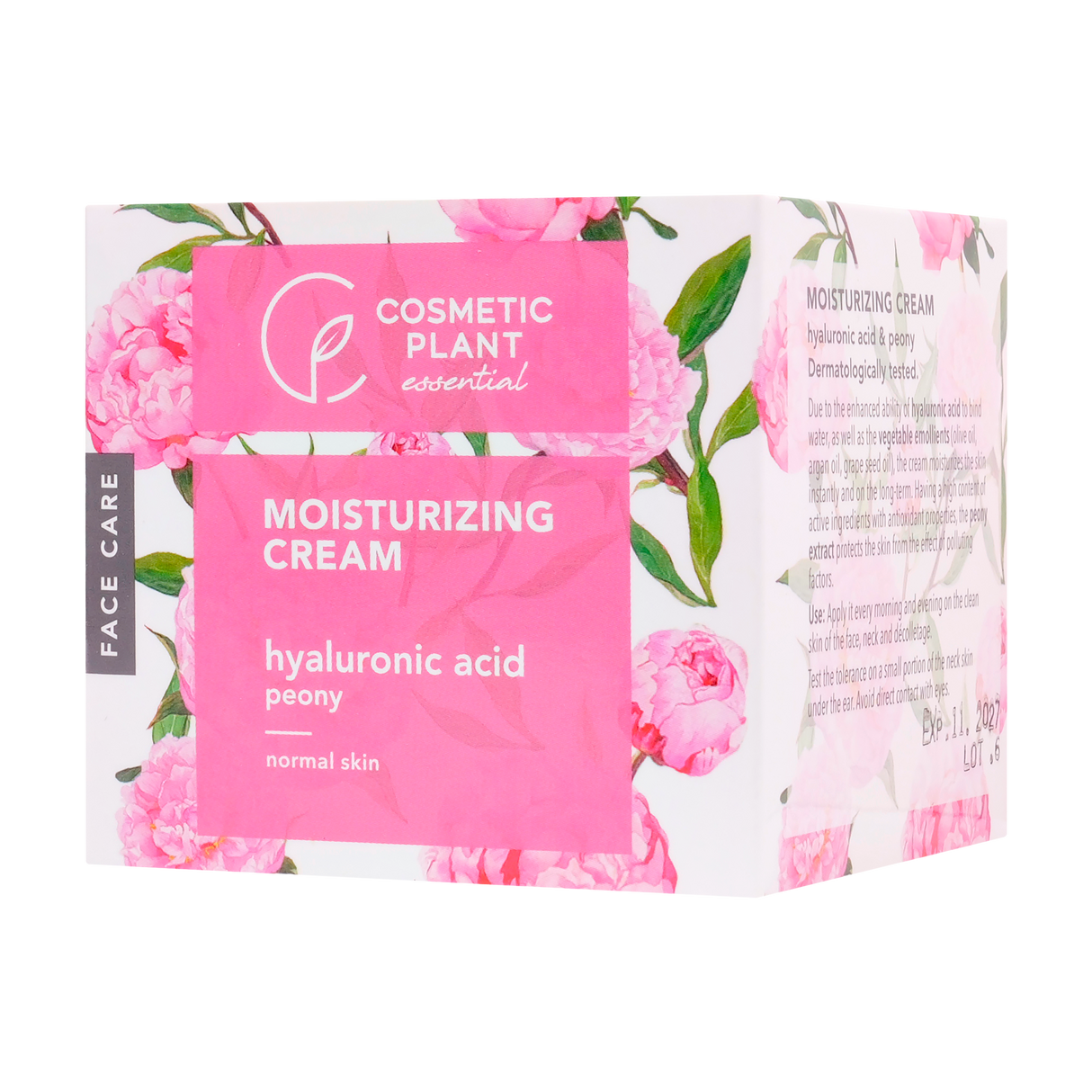 Crema hidratanta delicata cu acid hialuronic si bujor 50 ml