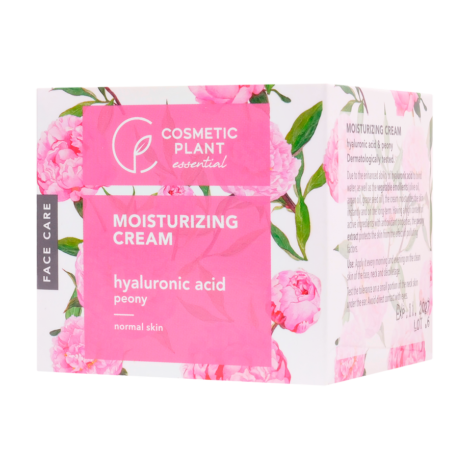 Crema hidratanta delicata cu acid hialuronic si bujor 50 ml