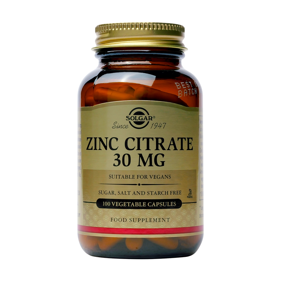 Zinc citrate 30mg 100 capsule