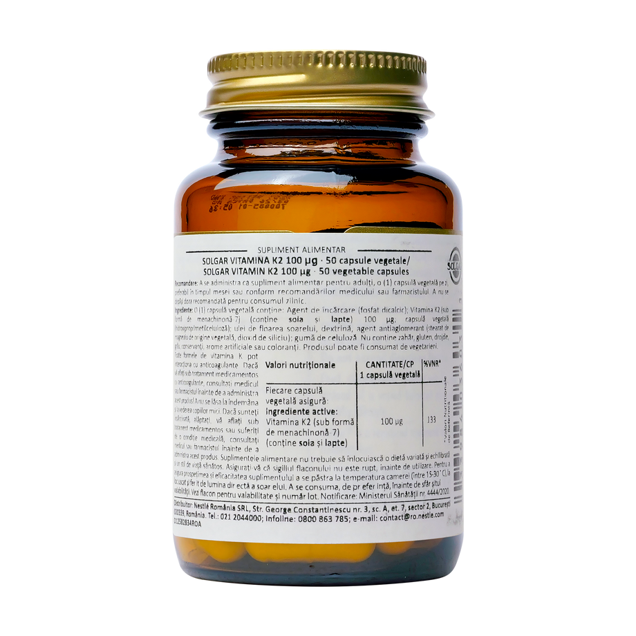 Vitamina K2 100mg 50 capsule