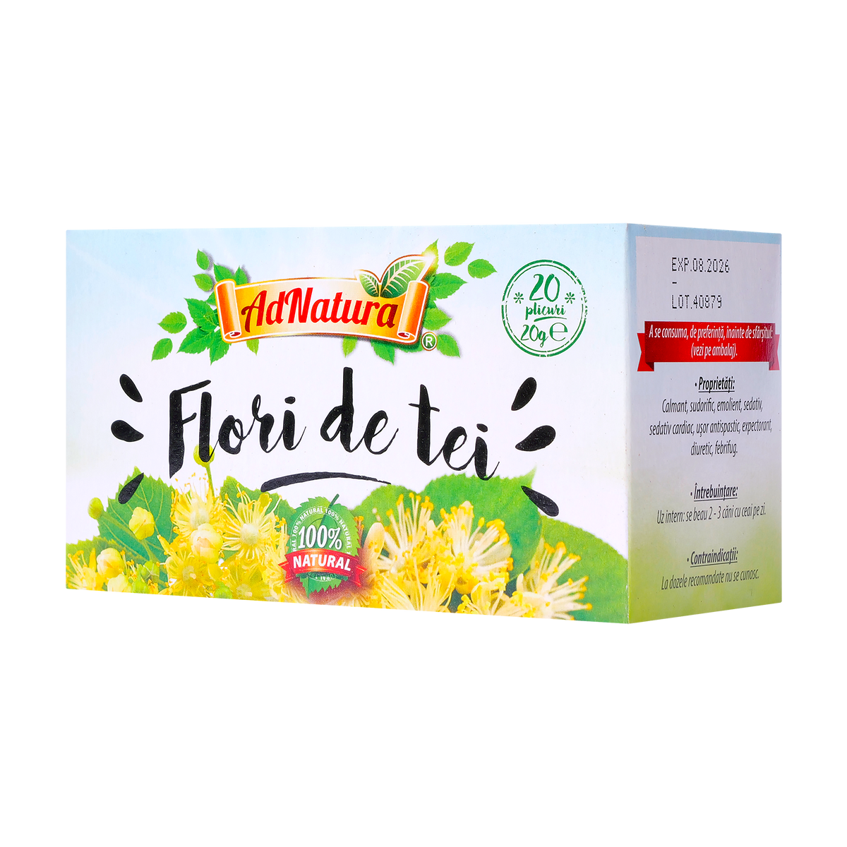 Ceai de Tei flori 20 plicuri