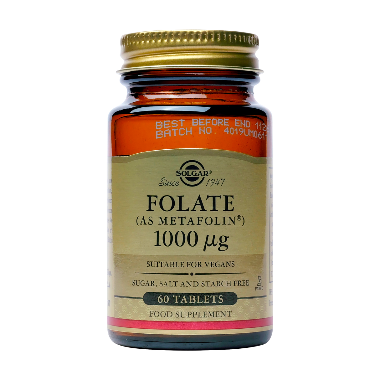 Folate as metafolin 1000mcg 60 tablete