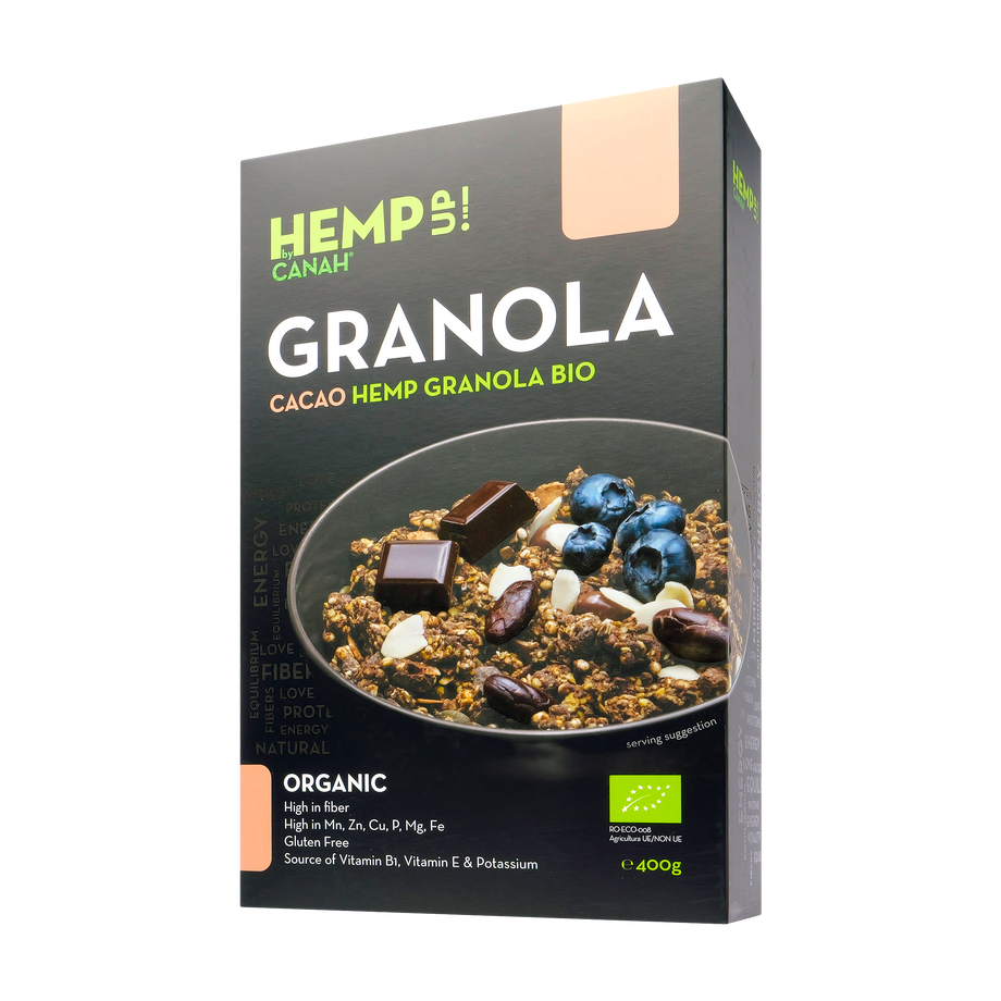 Granola cacao cu canepa 400 g