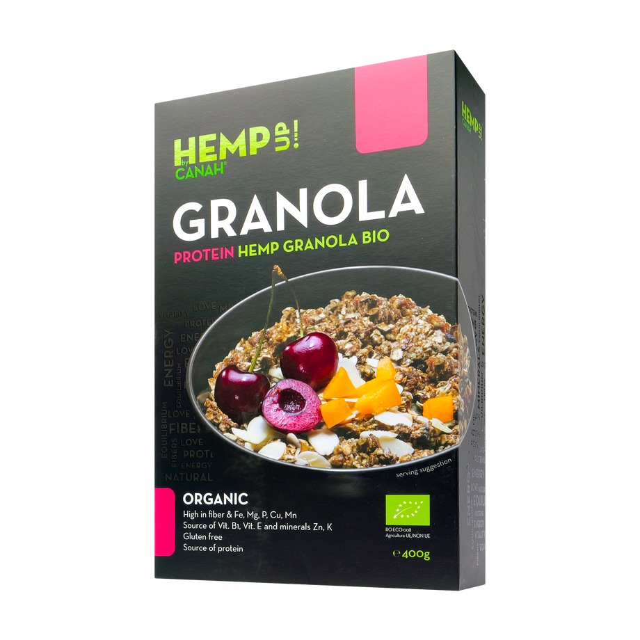 Granola protein cu canepa 400 g