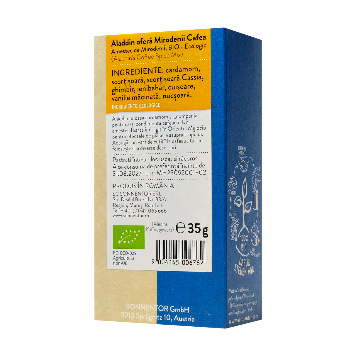 Amestec aladdin ofera mirodenii cafea 35 g