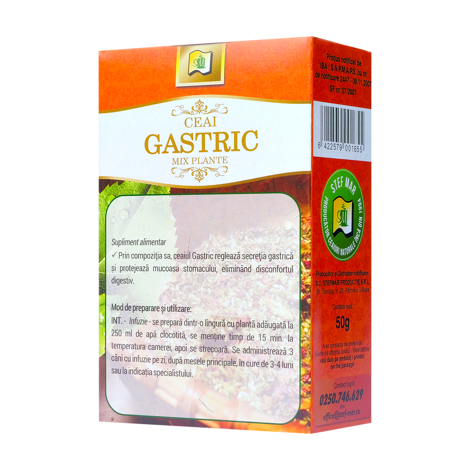 Ceai gastric 50 g Stefmar