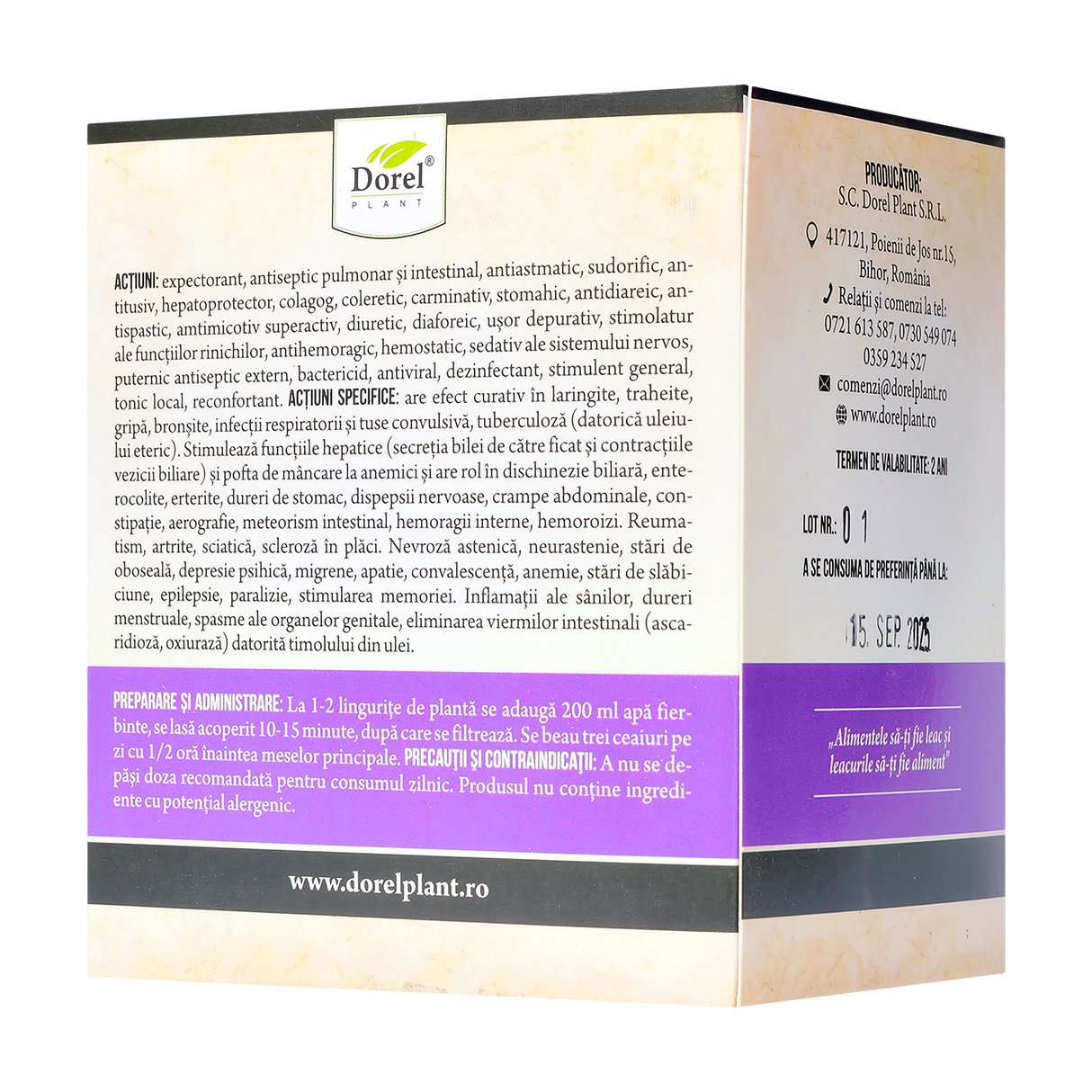 Ceai cimbrisor 50 g