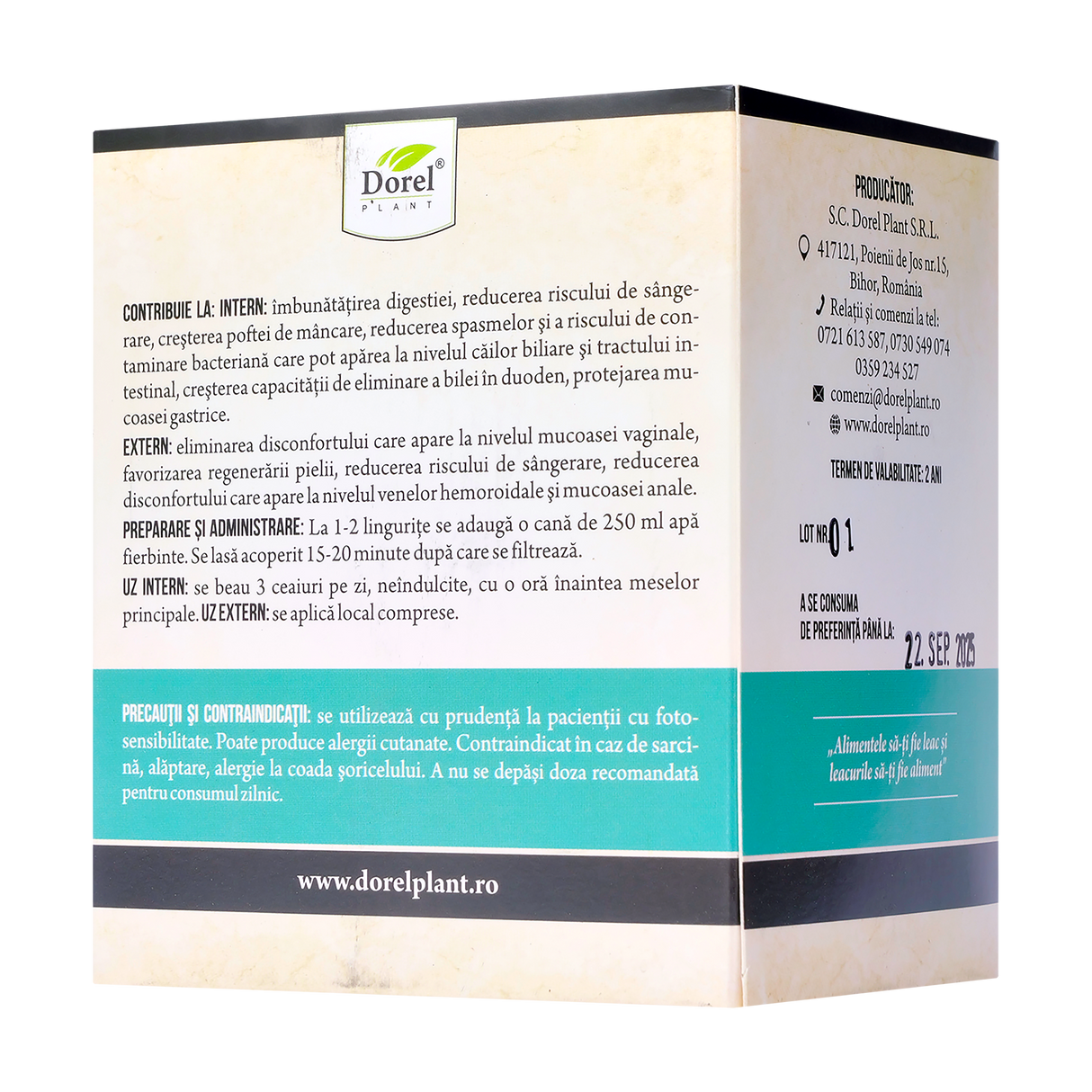 Ceai coada soricelului 50 g Dorel Plant