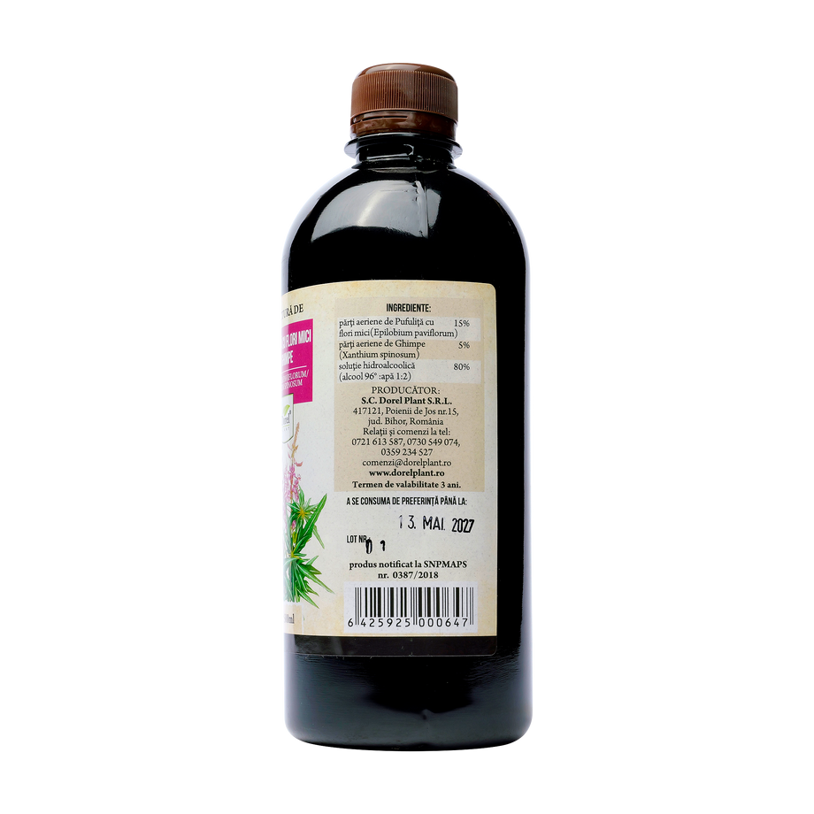 Tinctura Pufulita cu flori mici si Ghimpe 500 ml