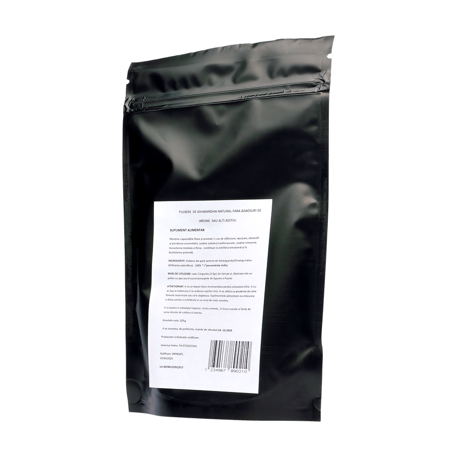 Ashwagandha pulbere 125 g