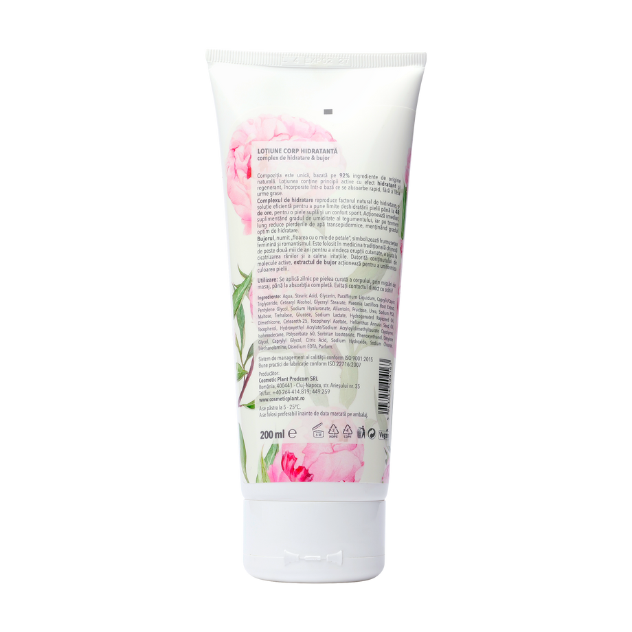 Lotiune corp hidratanta cu extract de bujor 200 ml