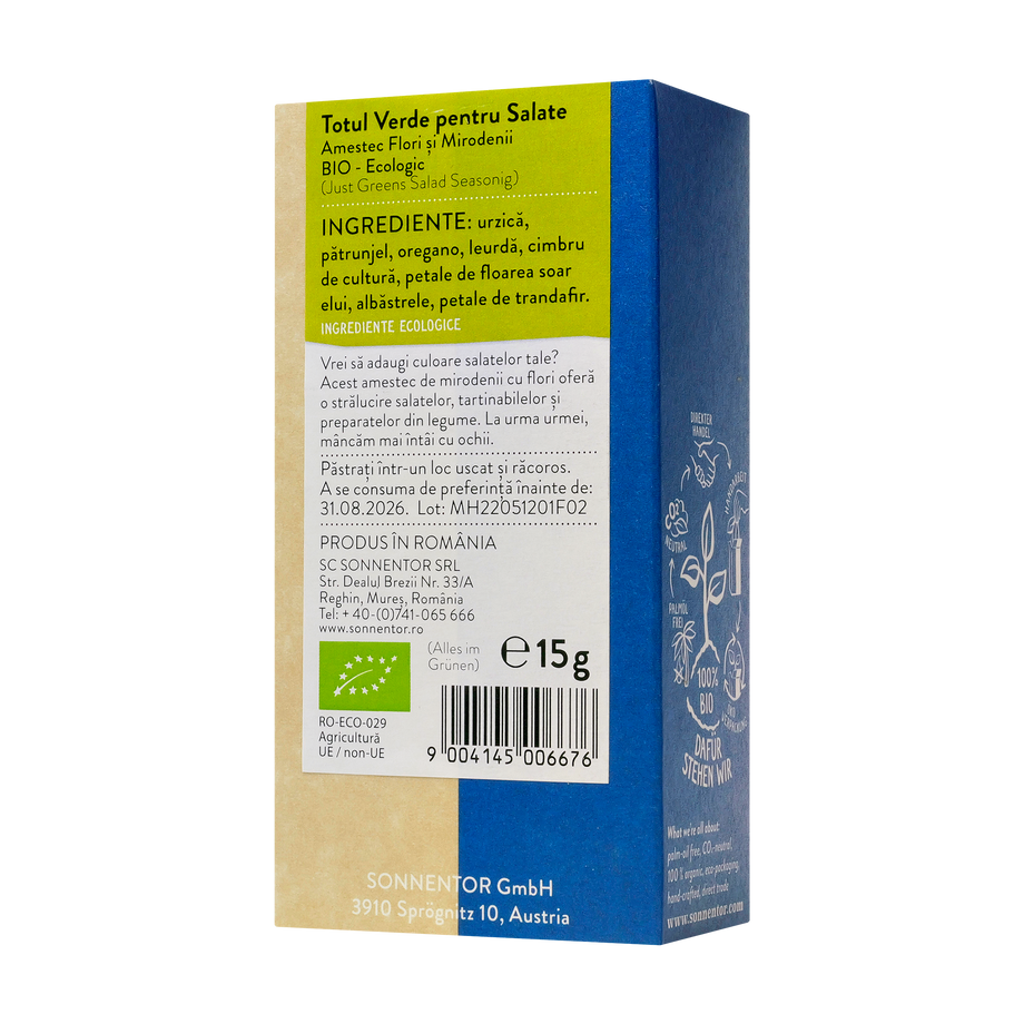 Amestec totul verde pentru salata 15 g