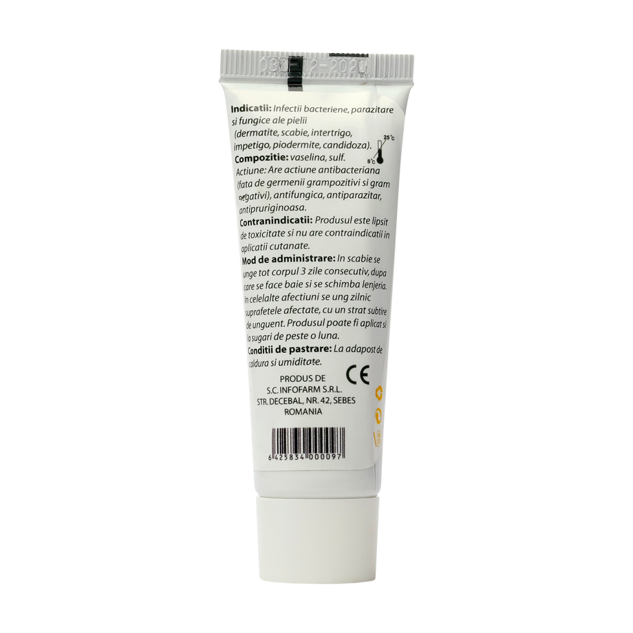Unguent cu sulf 10% 25 ml
