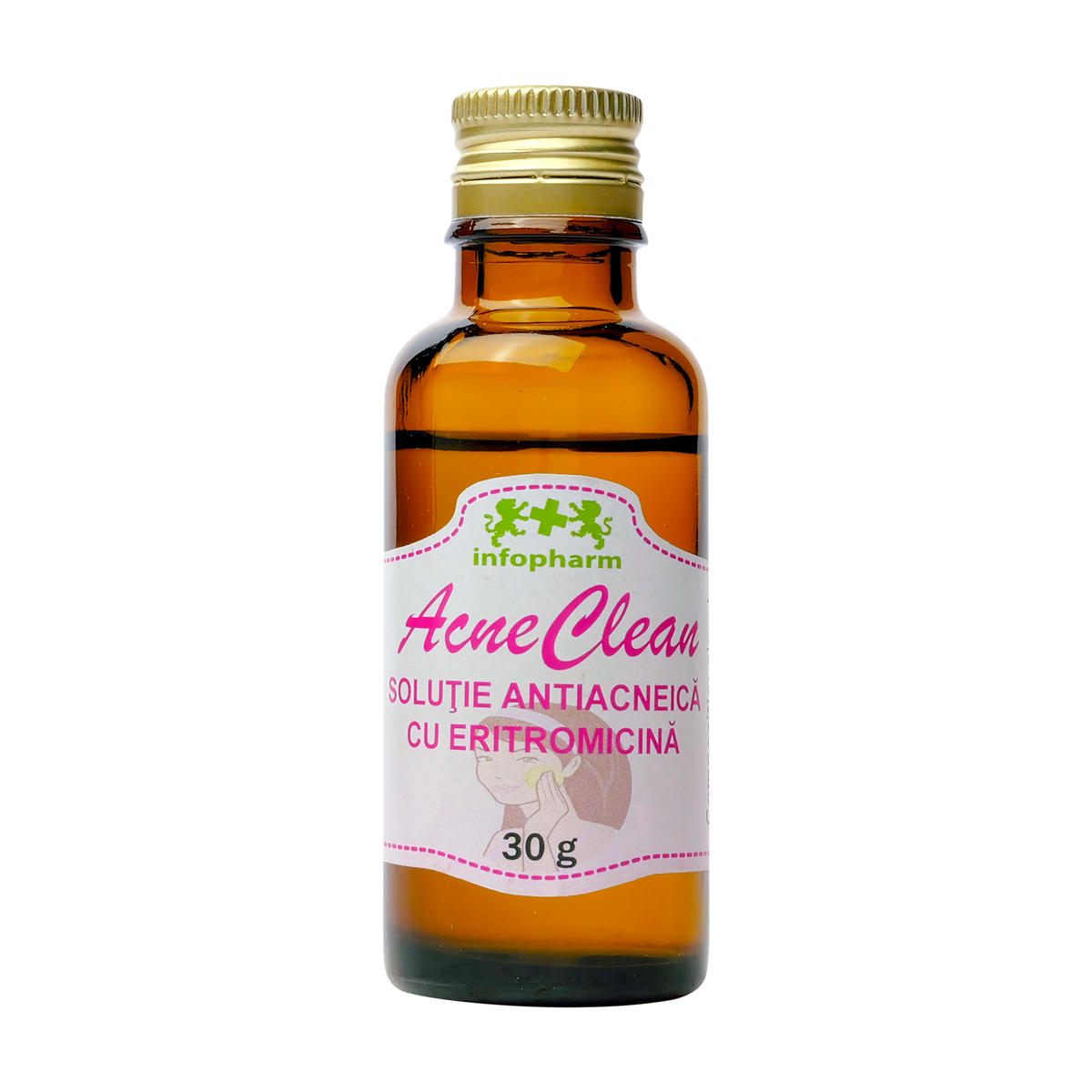 Solutie antiacneica Acneclean cu eritromicina 30 ml