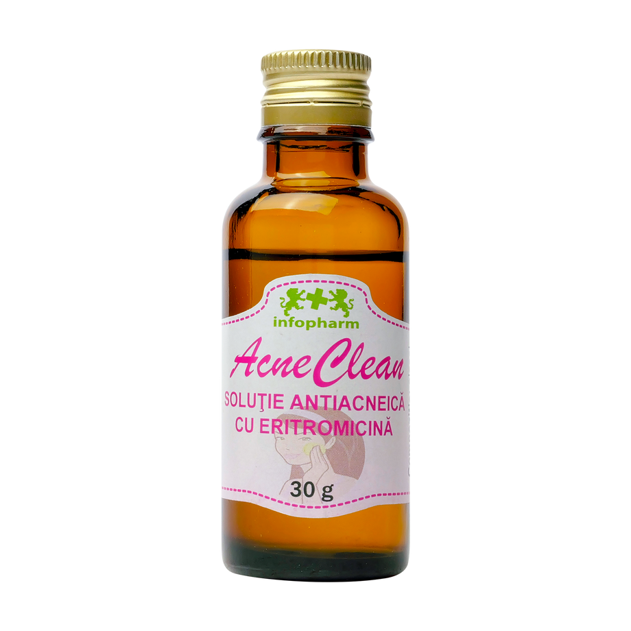 Solutie antiacneica Acneclean cu eritromicina 30 ml