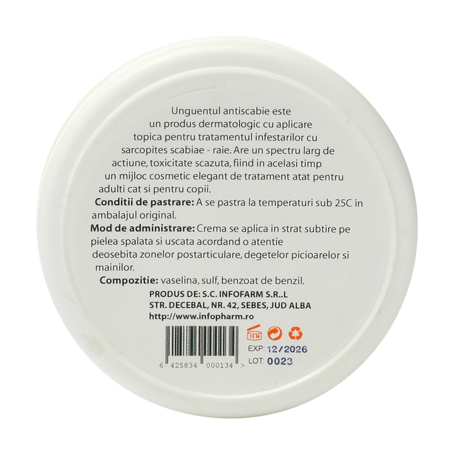 Unguent antiscabie 30 ml