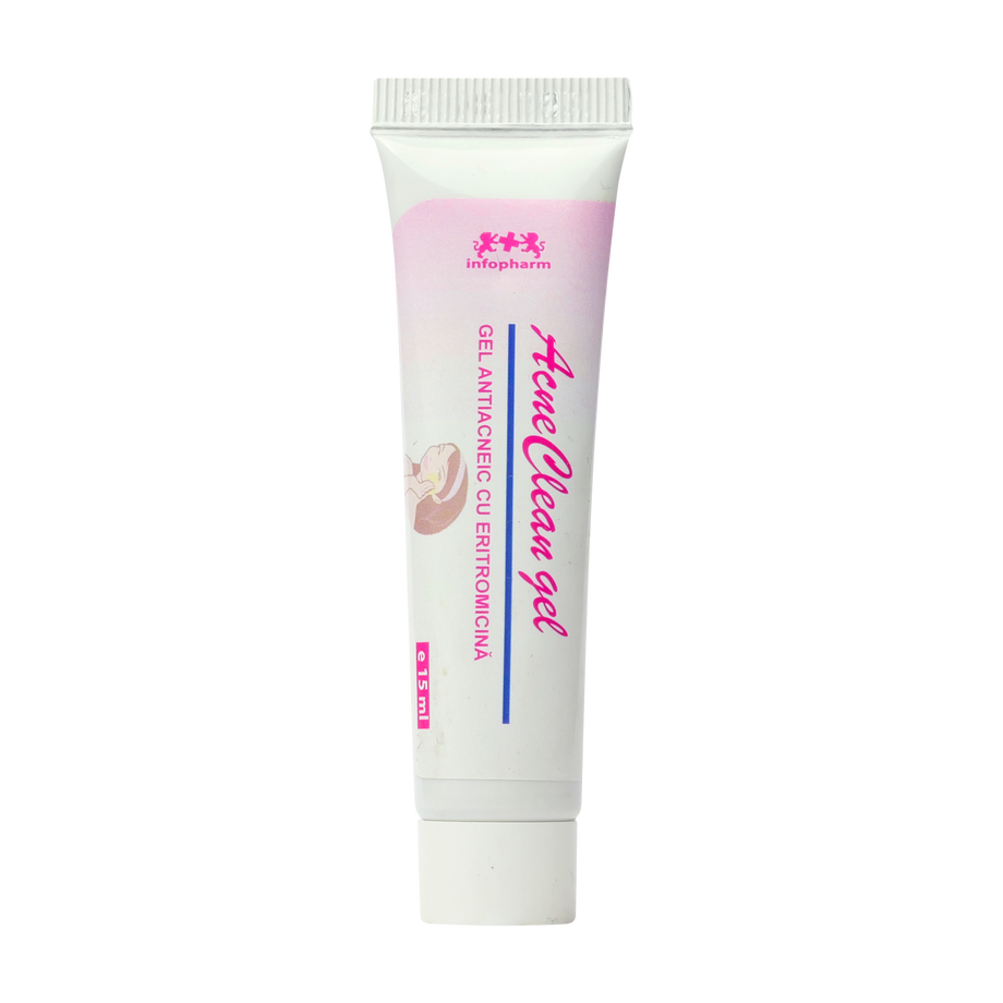 Gel antiacneic Acneclean cu eritromicina 15 ml
