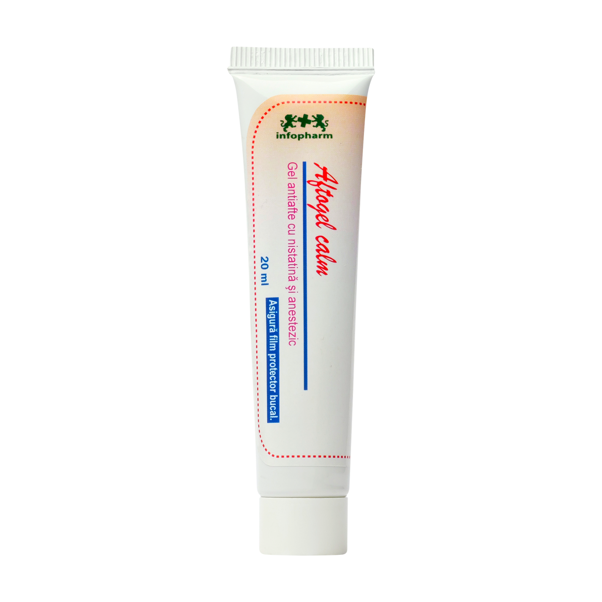 Aftogel calm film protector cu nistatina si anestezic 15 ml