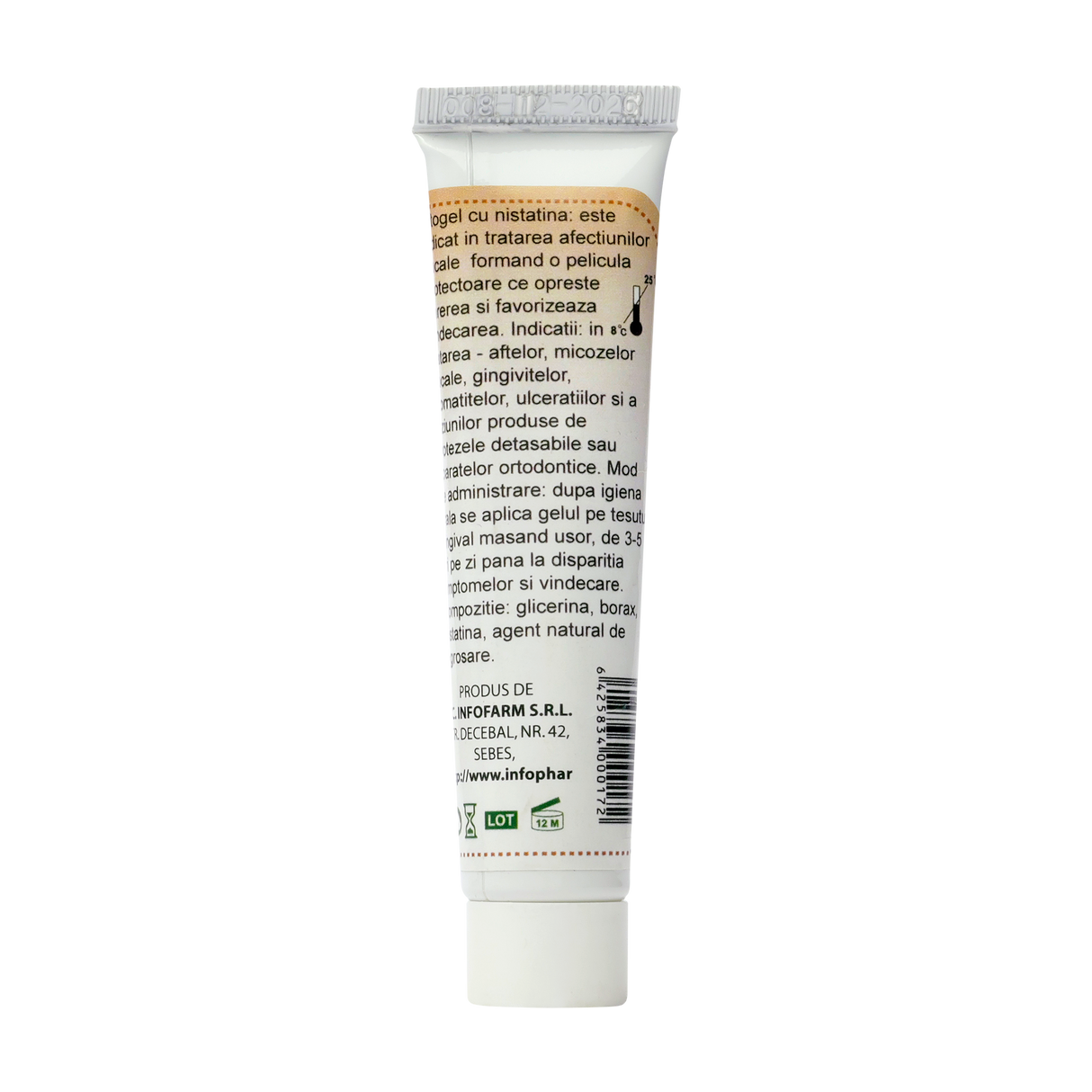 Aftogel film protector cu nistatina 15 ml