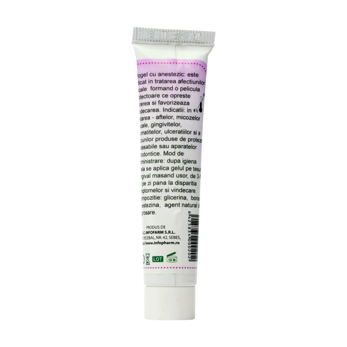 Aftogel film protector cu anestezic 15 ml