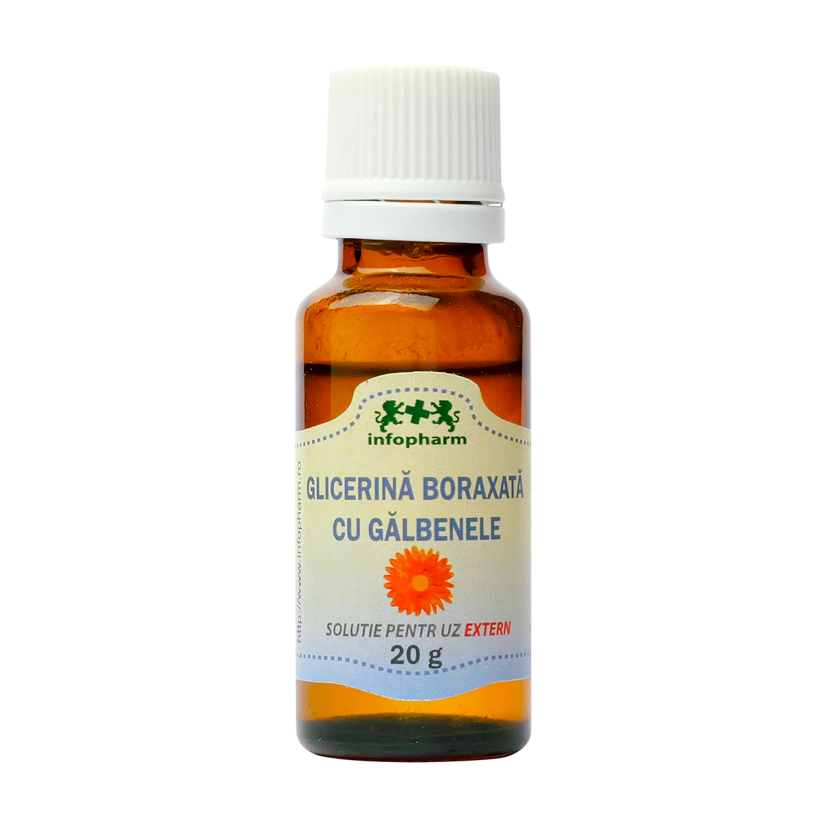 Glicerina boraxata cu galbenele 20 ml