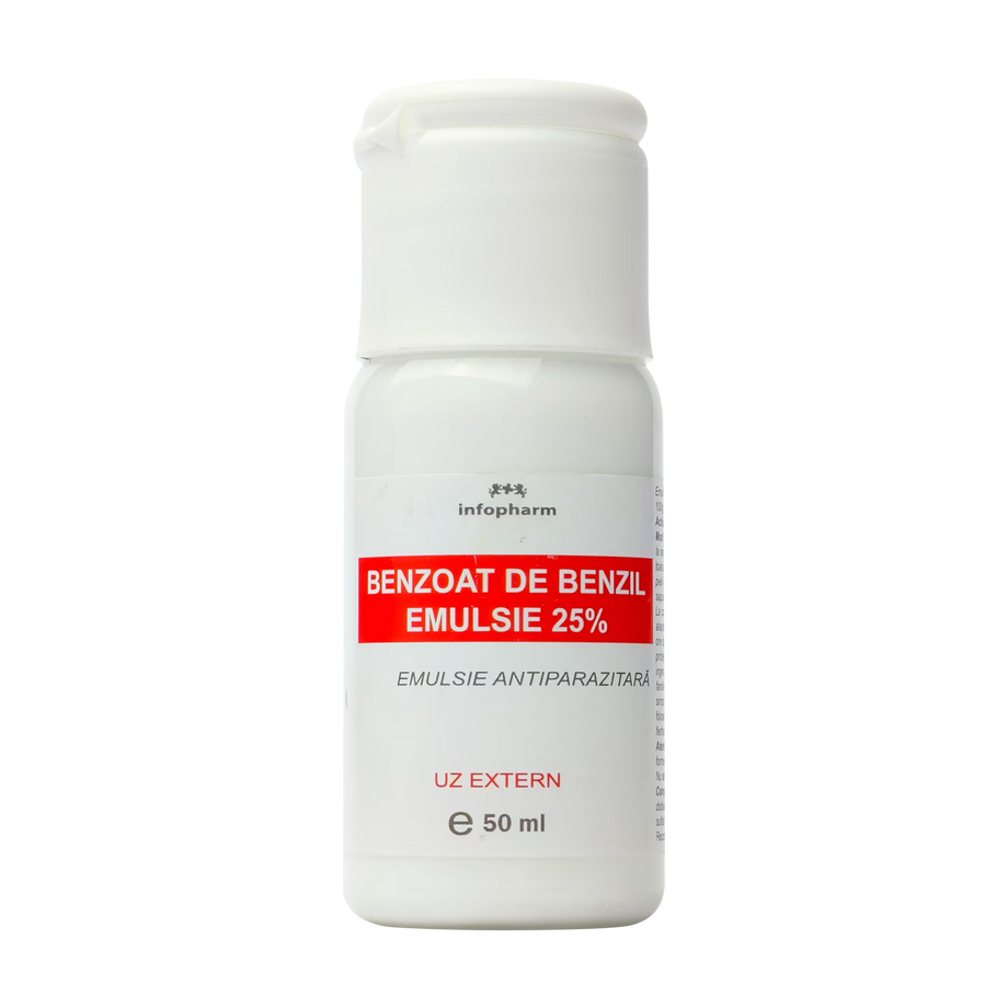 Benzoat de benzil emulsie 25% 50 ml