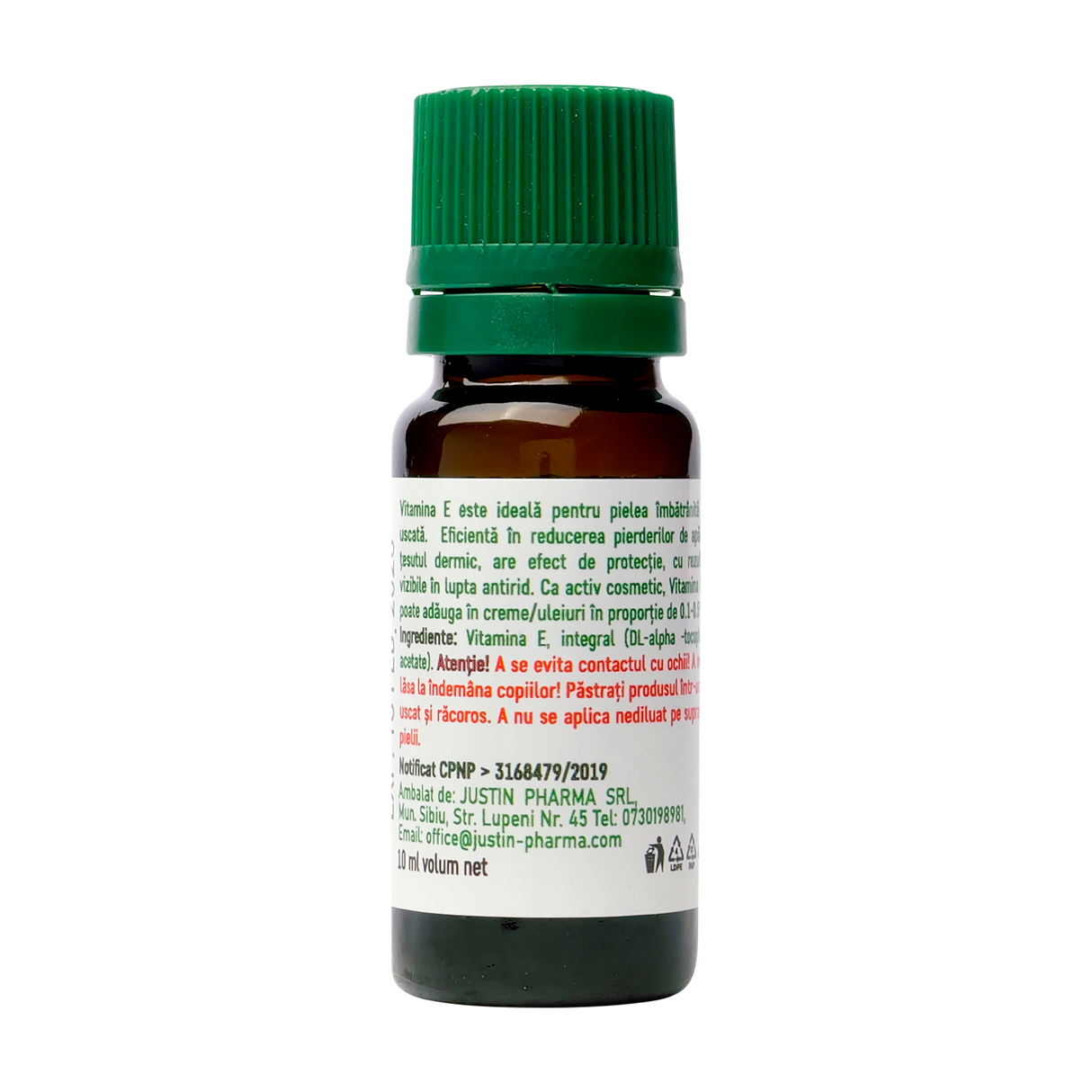 Vitamina E uz cosmetic 10 ml