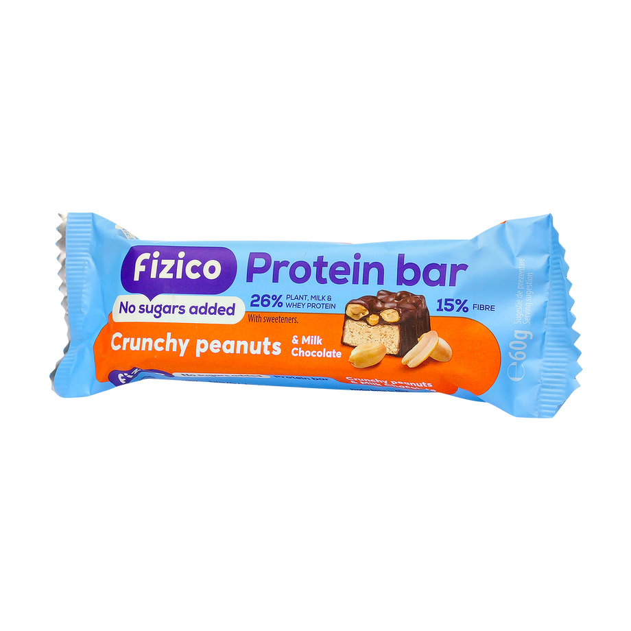 Baton proteic cu arahide si aroma caramel 60 g