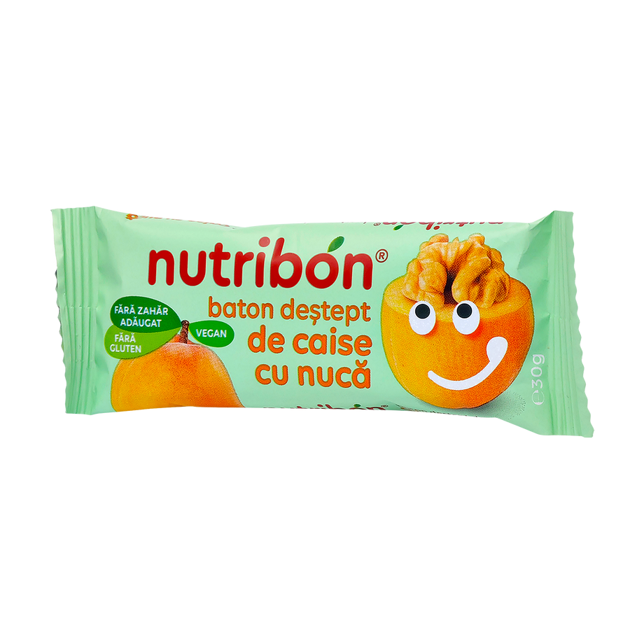 Baton Vegan de Caise cu Nuca fara gluten "Nutribon" 30 g
