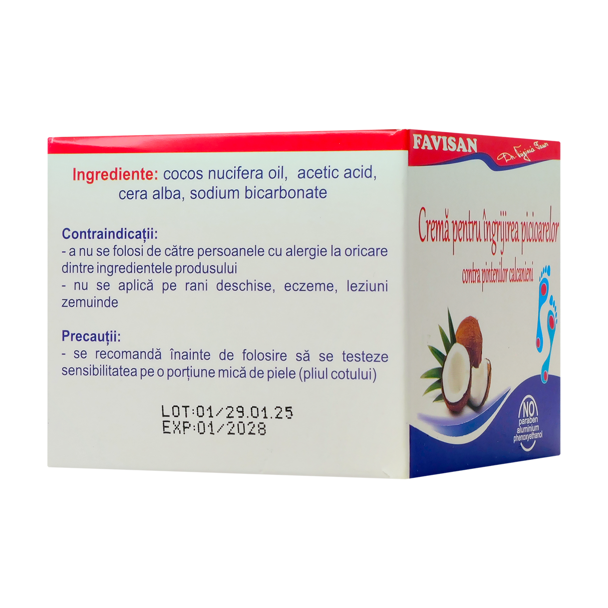 Crema ingrijirea picioarelor contra pintenilor calcanieni 50 ml